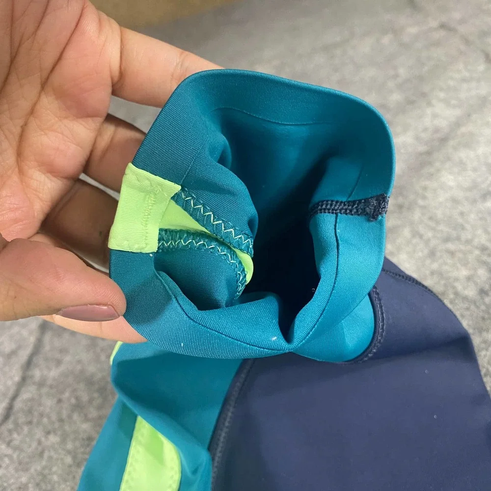 Athleta Blue and Green High-Waisted Leggings - Picture 9 of 16